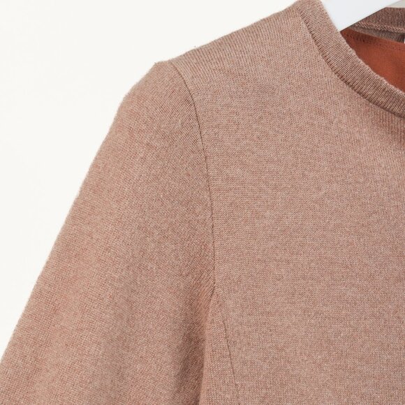 Brunello Cucinelli Light Brown Cashmere Silk-Tank Sweater Set - Picture 5 of 10